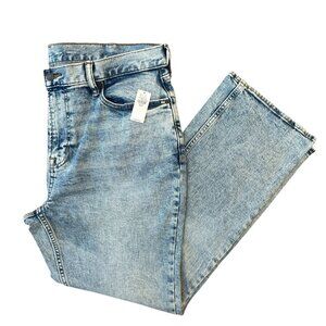 Old Navy Boot Cut Jeans Mens 38X30 Light Wash Mid Rise Stretch NWT